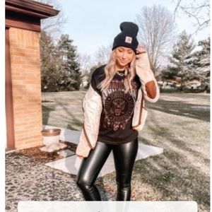 ASSETS by SPANX Women's All Over Faux Leather